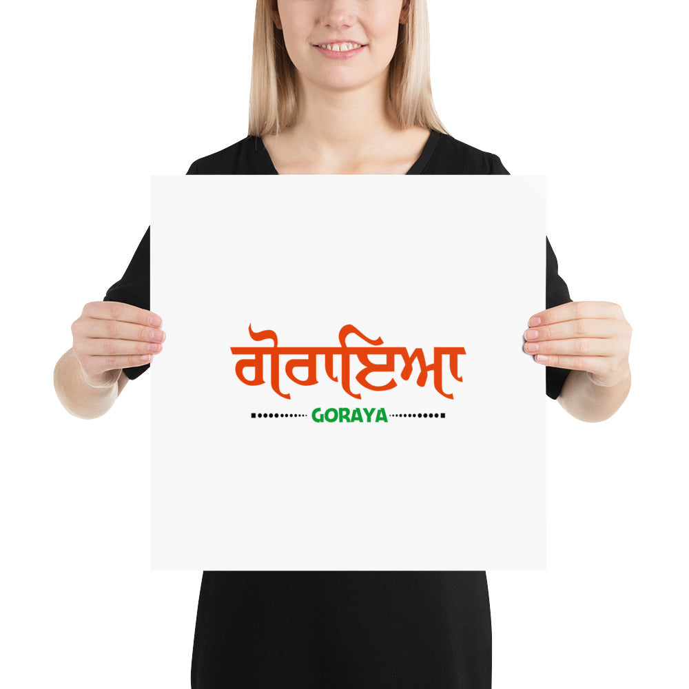 GORAYA - Poster