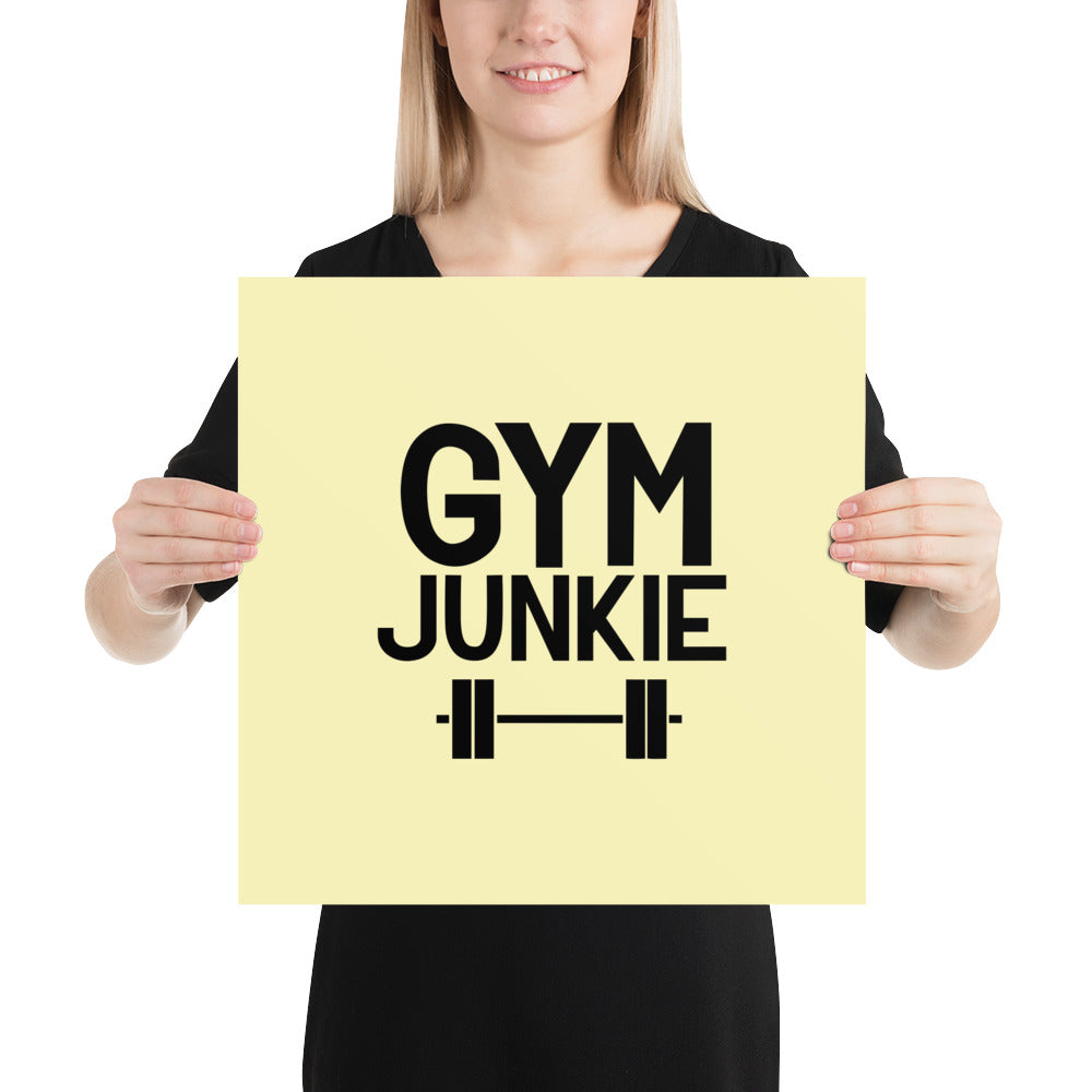 GYM JUNKIE - Poster