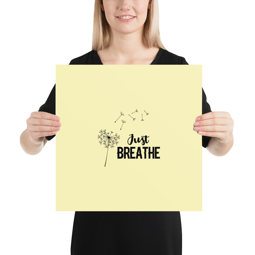 JUST BREATHE - Poster