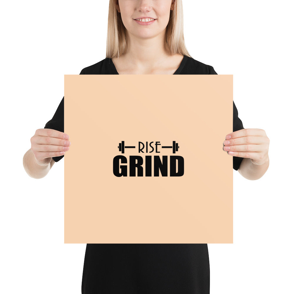 RISE GRIND - Poster