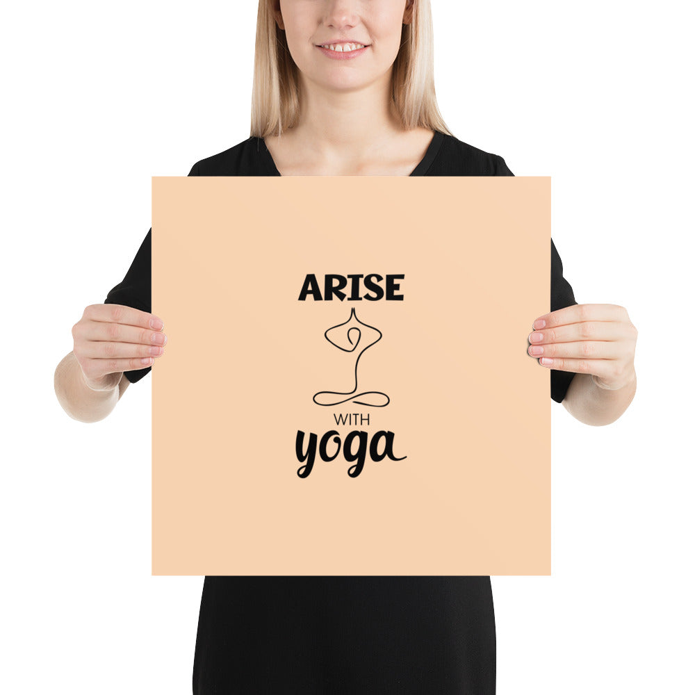ARISE WITH YOGA - Poster