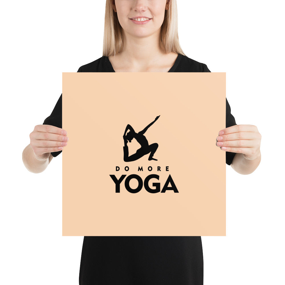DO MORE YOGA - Poster