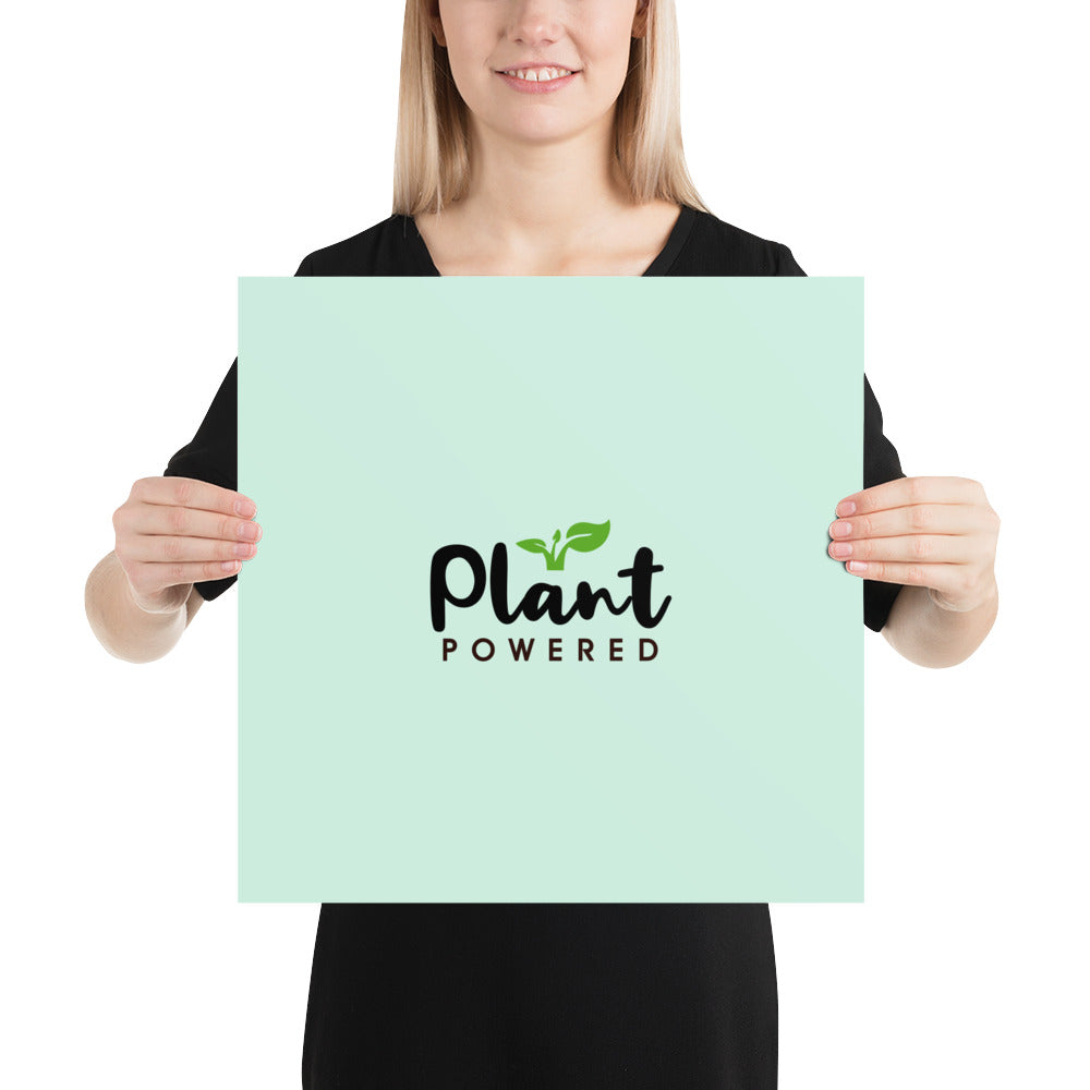 PLANT POWERED - Poster