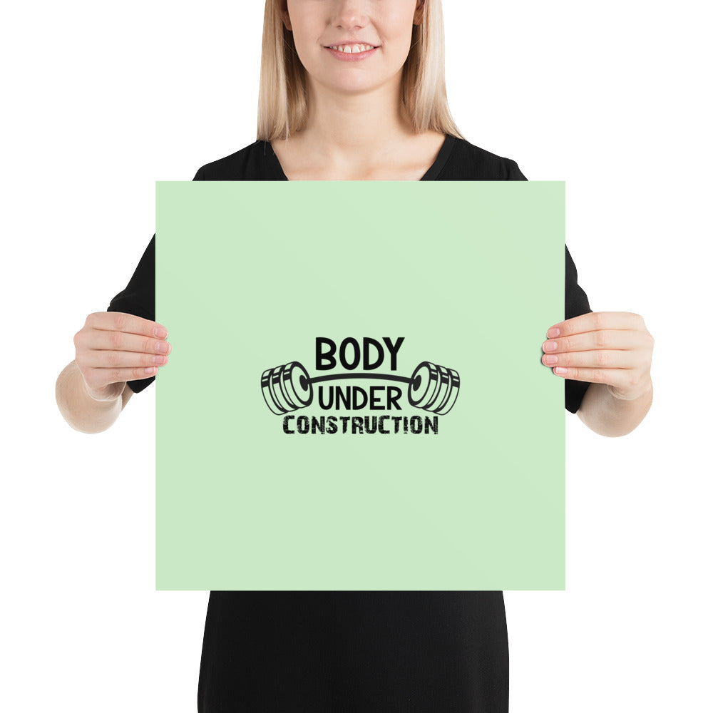 BODY UNDER CONSTRUCTION - Poster