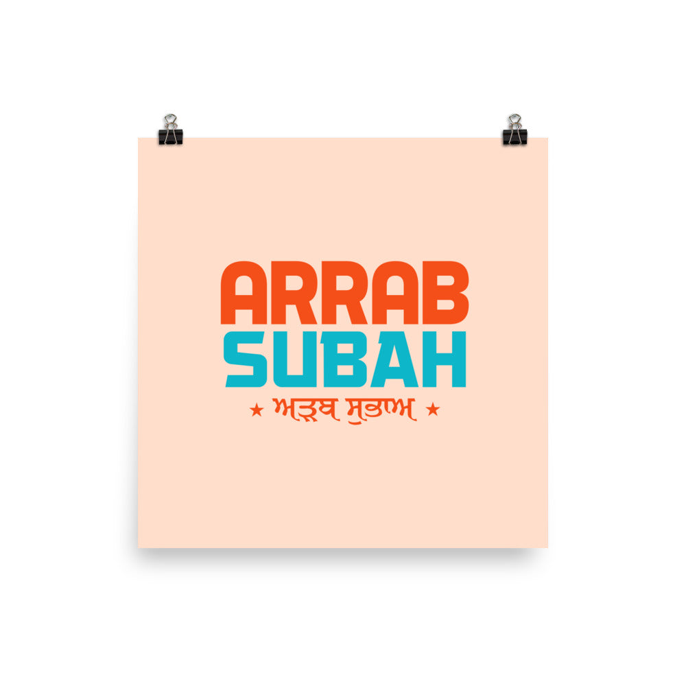 ARRAB SUBAH - Poster