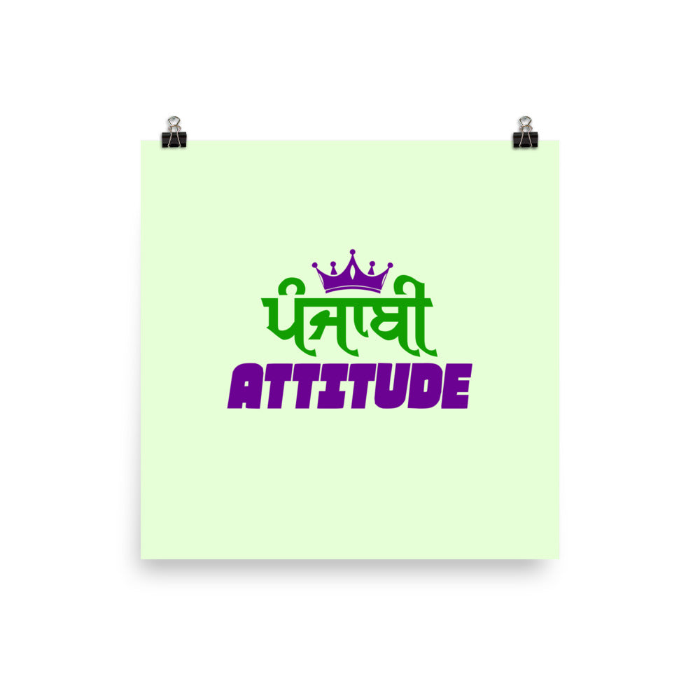 PUNJABI ATTITUDE - Poster