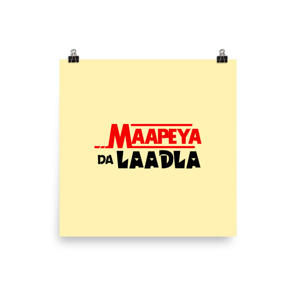 MAAPEYA DA LAADLA - Poster