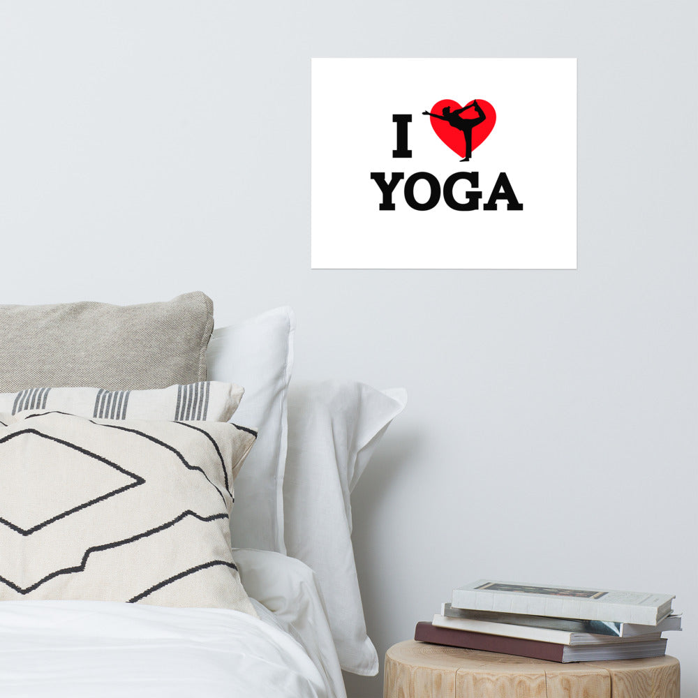 I LOVE YOGA - Poster