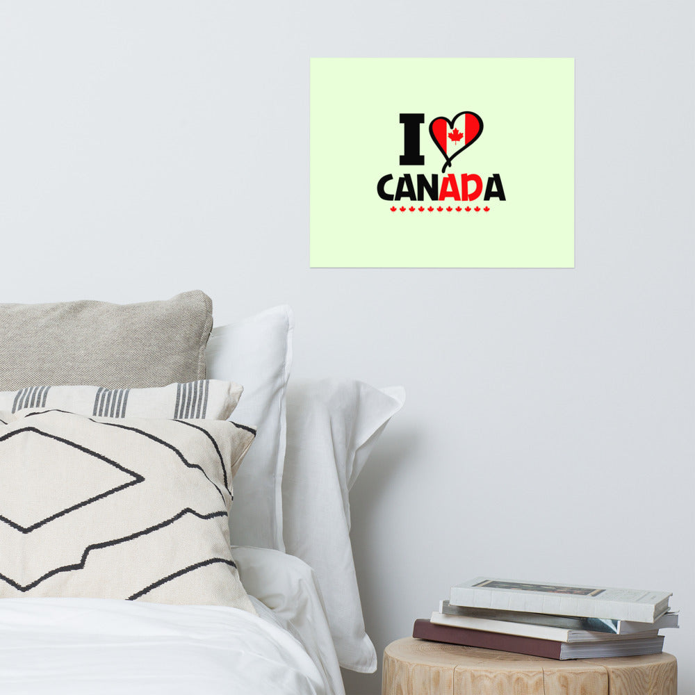 I LOVE CANADA - Poster