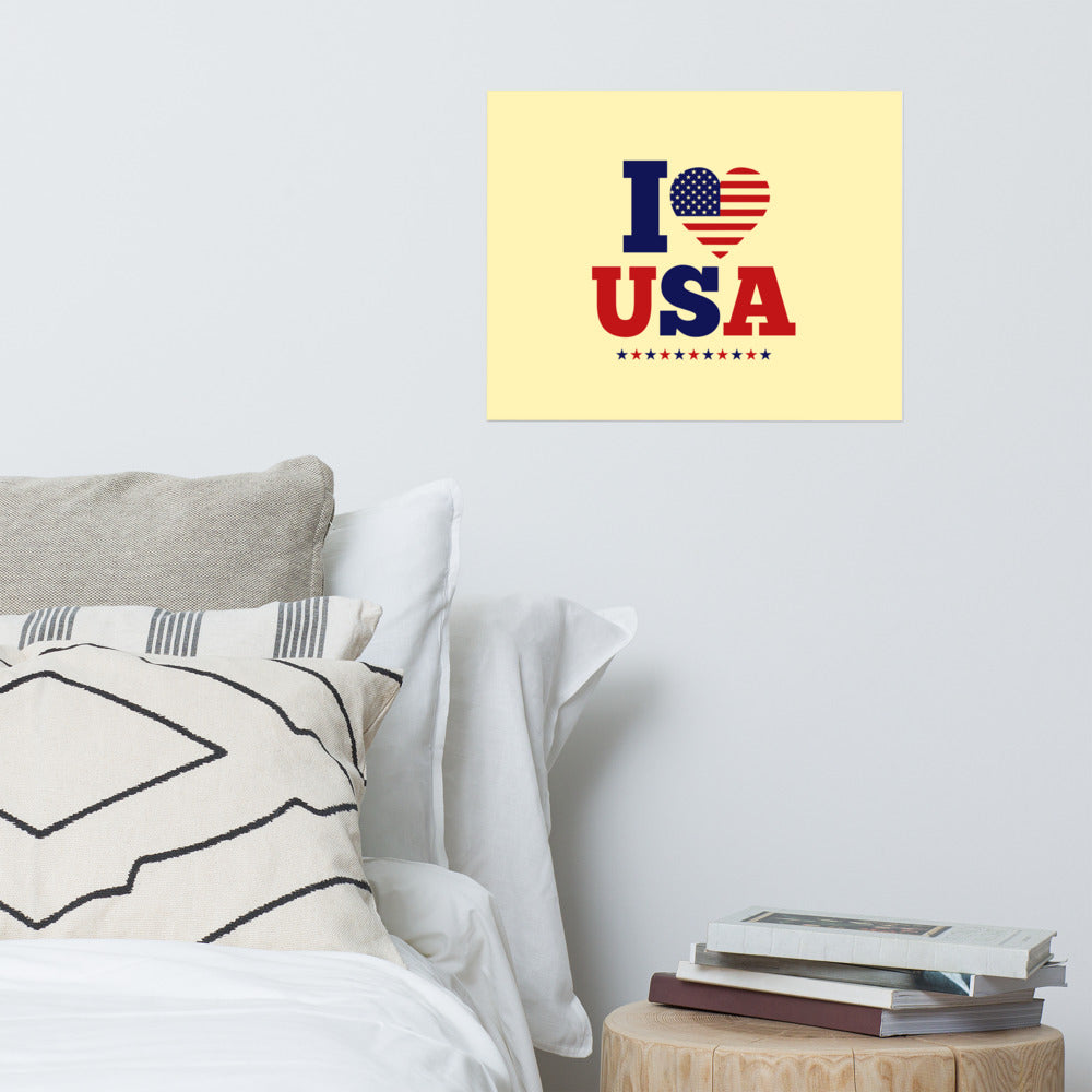 I LOVE USA - Poster