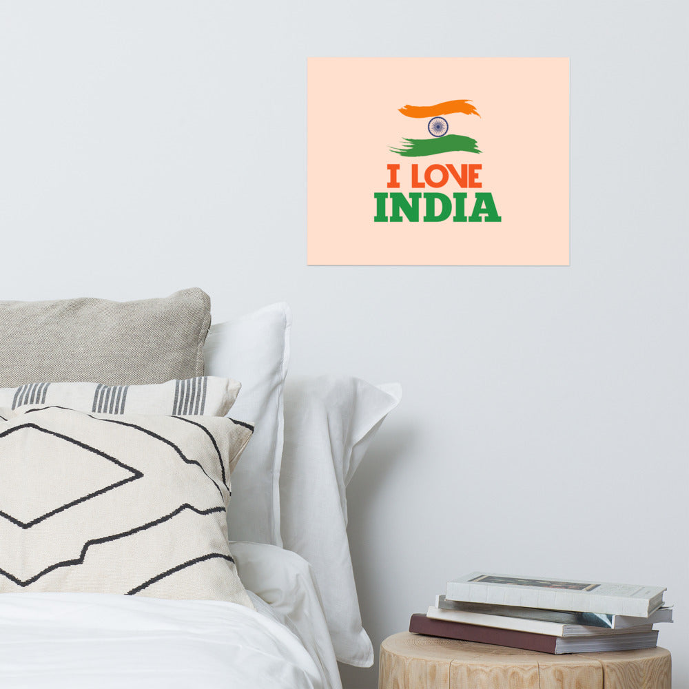 I LOVE INDIA - Poster