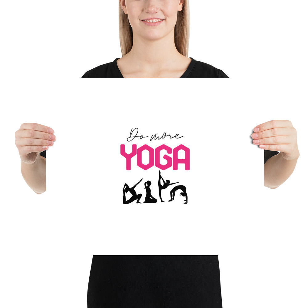 DO MORE YOGA - Poster