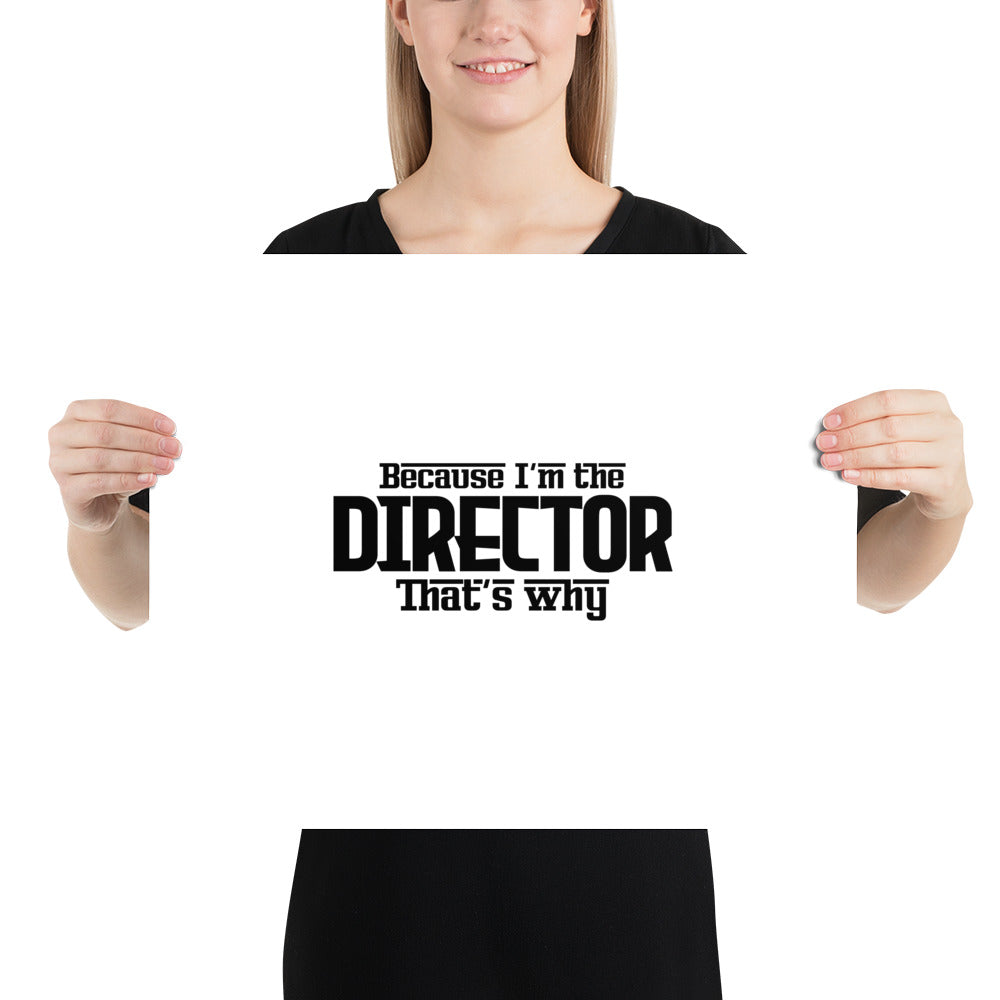 I'M THE DIRECTOR - Poster