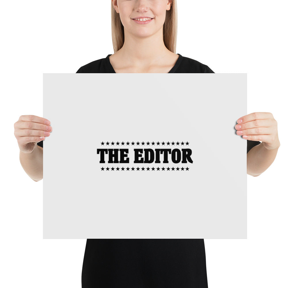 THE EDITOR - Poster