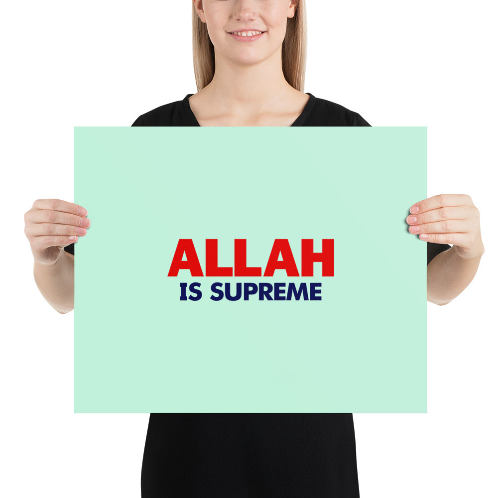 ALLAH IS SUPREME - Poster