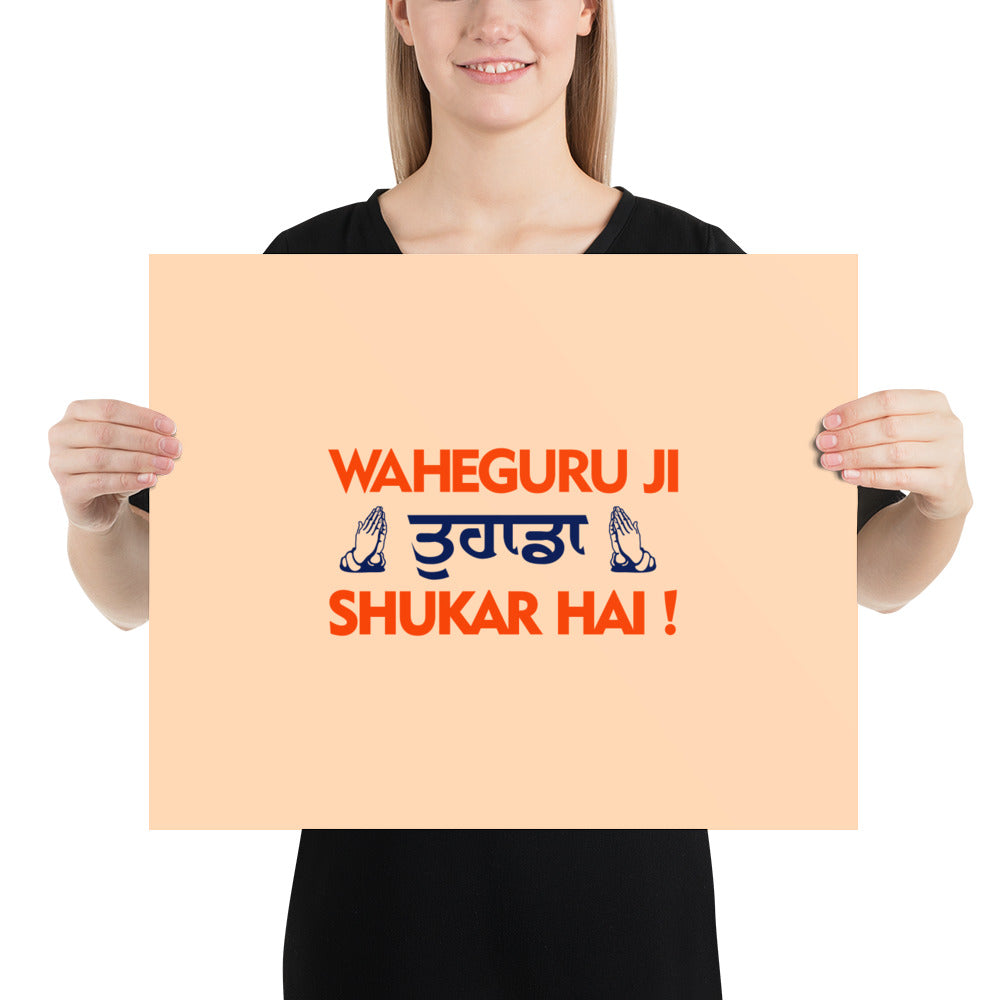 WAHEGURU JI TERA SHUKAR HAI - Poster