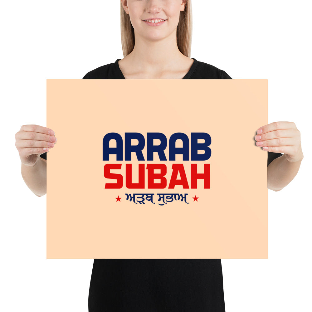 ARRAB SUBAH - Poster