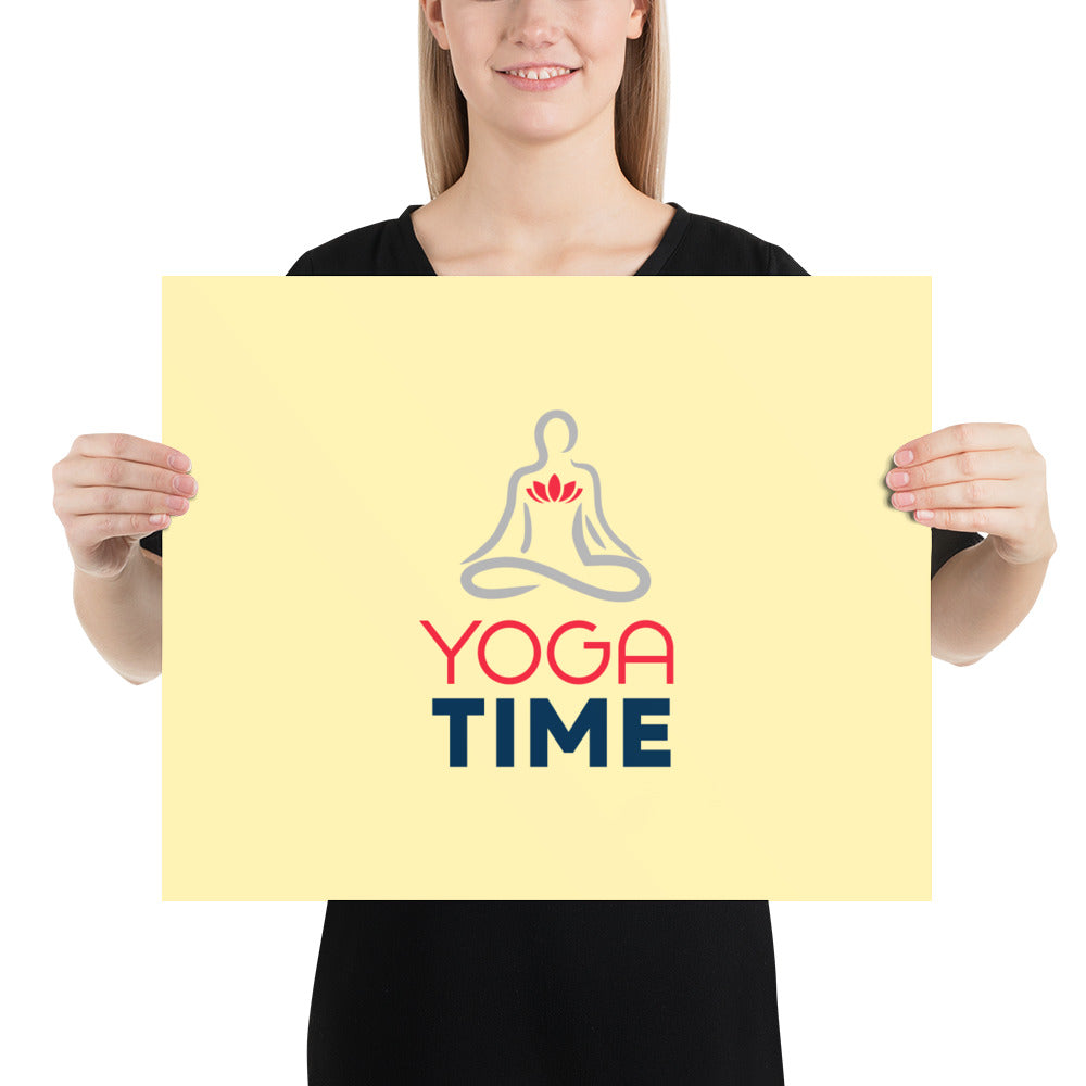 YOGA TIME - Poster