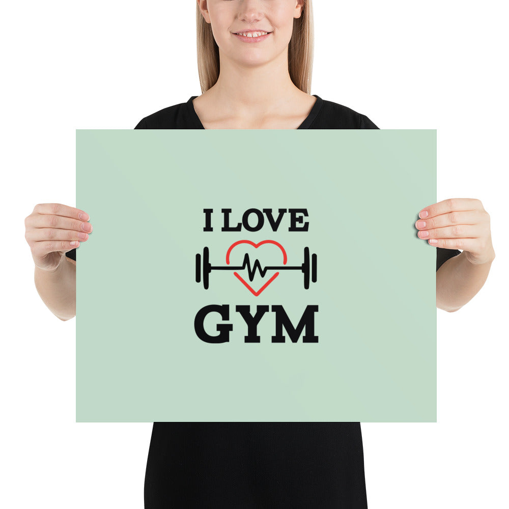 I LOVE GYM - Poster