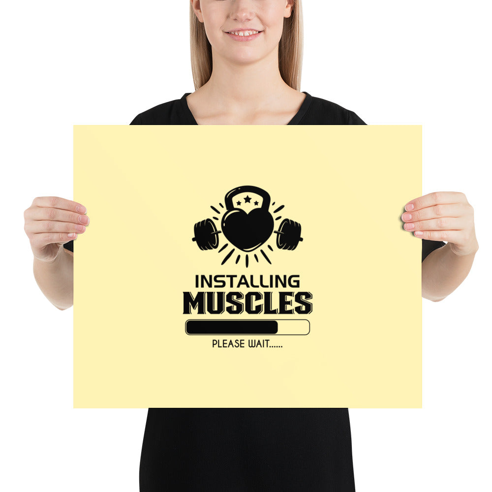 INSTALLING MUSCLES - Poster