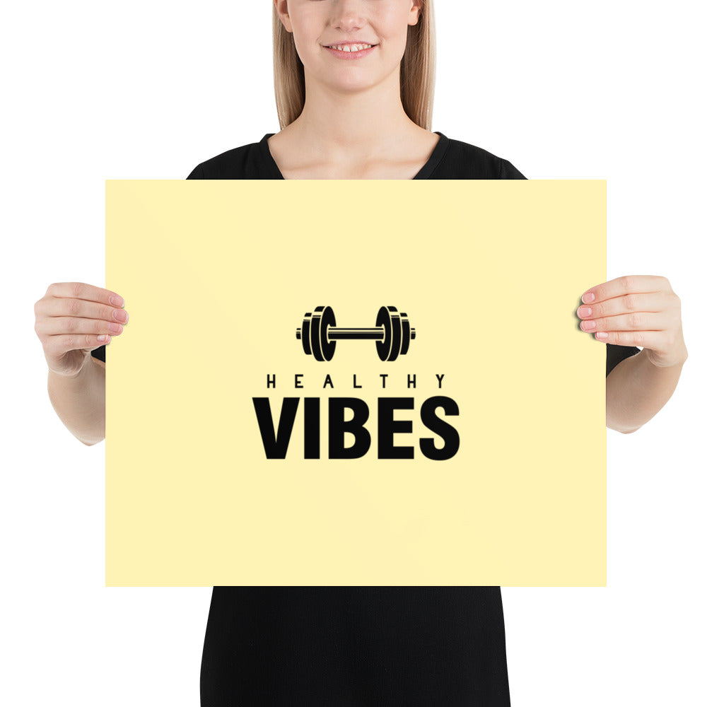 HEALTHY VIBES - Poster