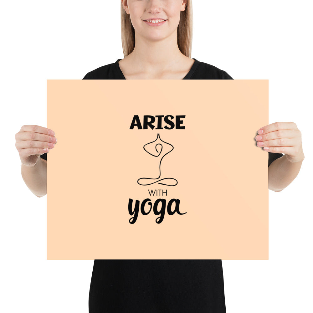 ARISE WITH YOGA - Poster
