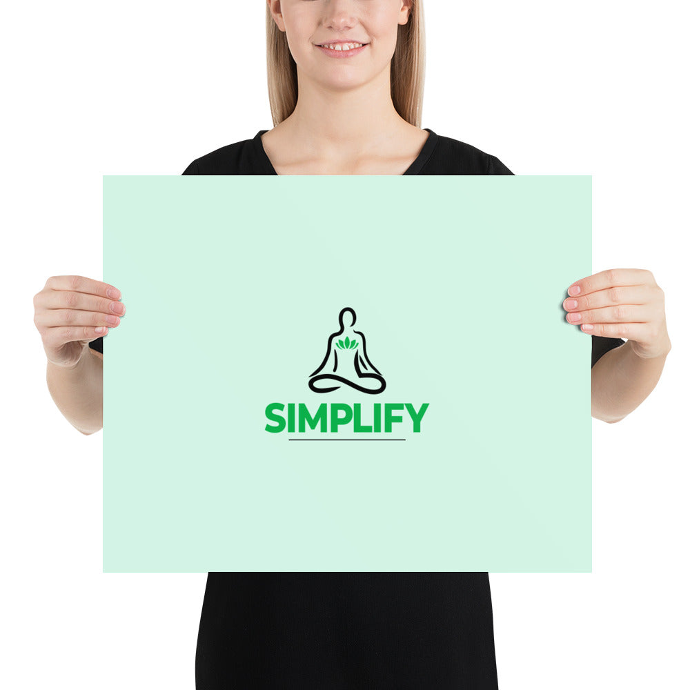 SIMPLIFY - Poster