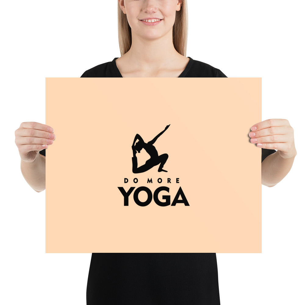 DO MORE YOGA - Poster