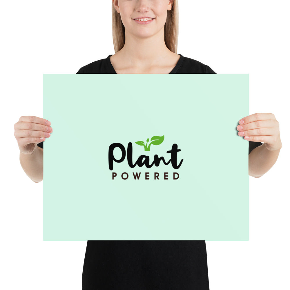 PLANT POWERED - Poster