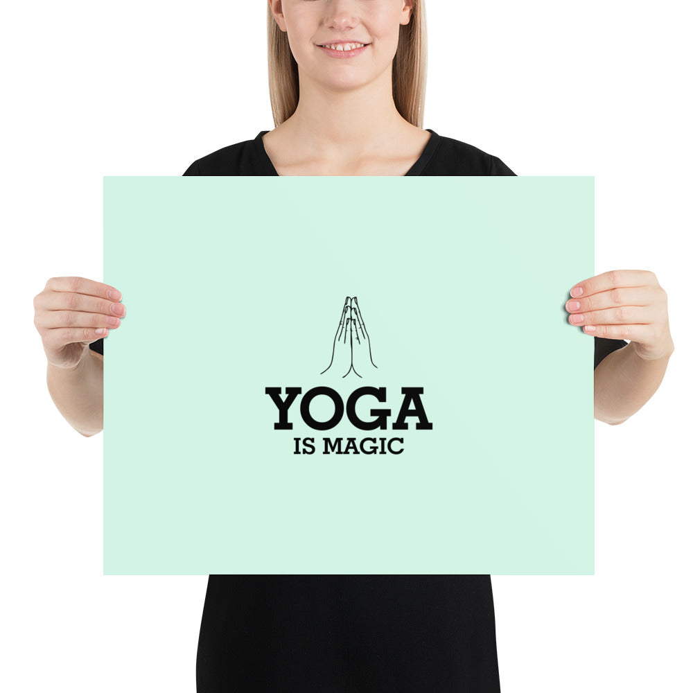 YOGA IS MAGIC - Poster