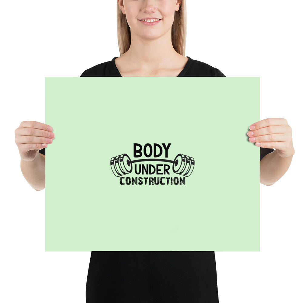 BODY UNDER CONSTRUCTION - Poster