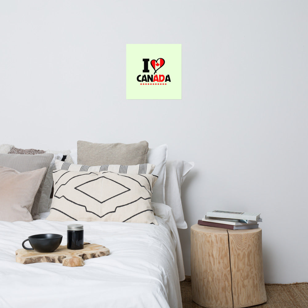 I LOVE CANADA - Poster