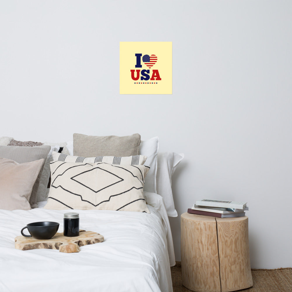 I LOVE USA - Poster