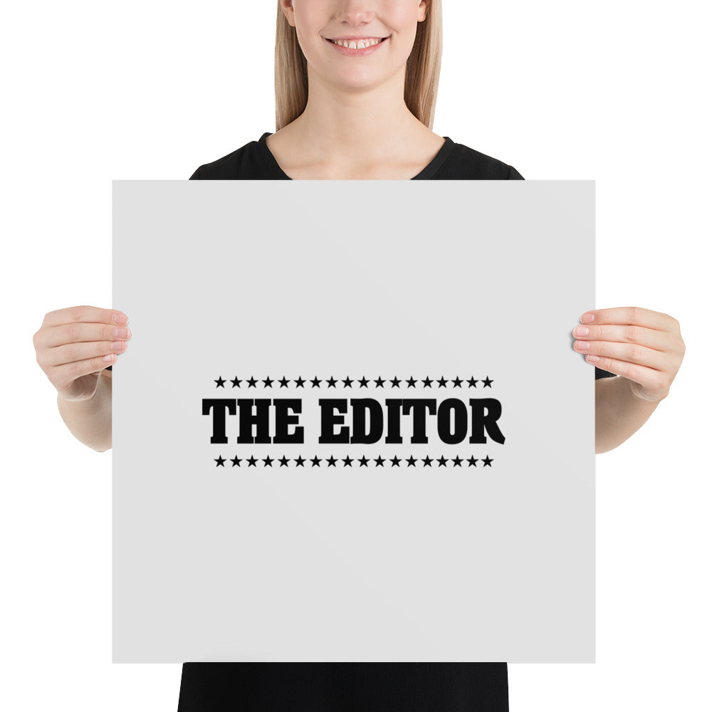 THE EDITOR - Poster