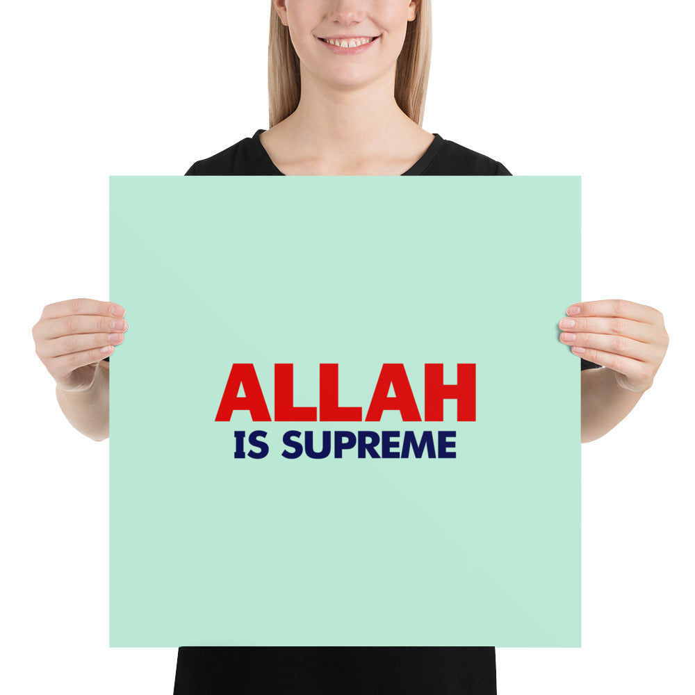 ALLAH IS SUPREME - Poster