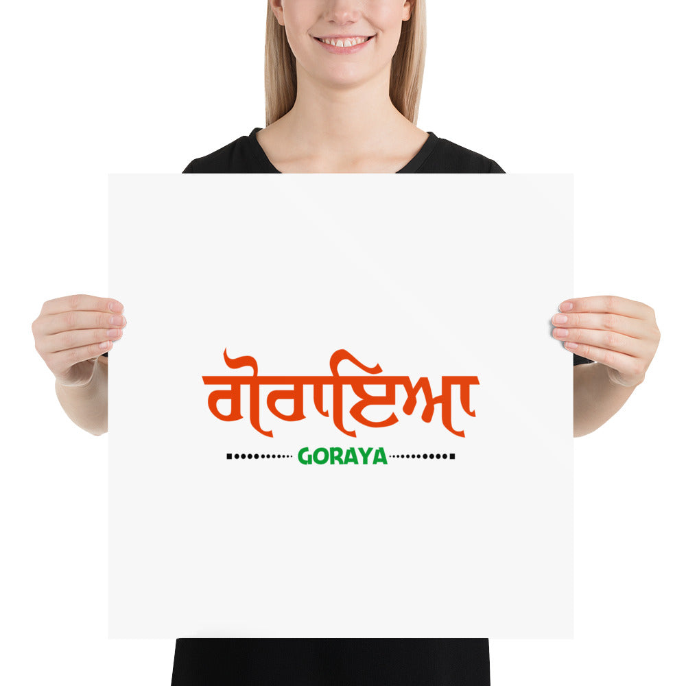 GORAYA - Poster