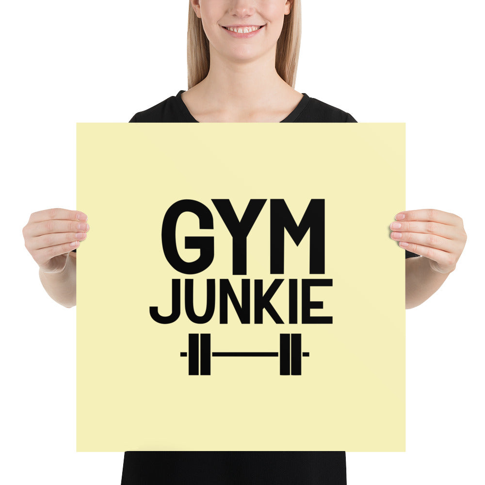 GYM JUNKIE - Poster