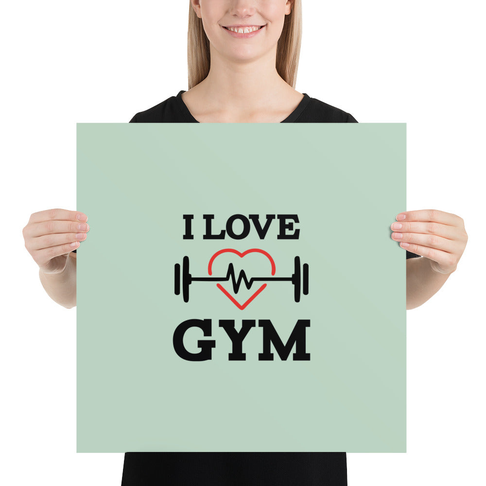 I LOVE GYM - Poster