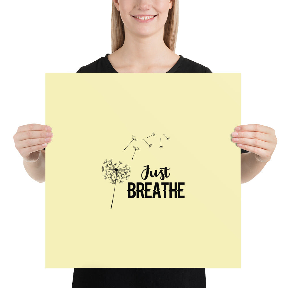 JUST BREATHE - Poster