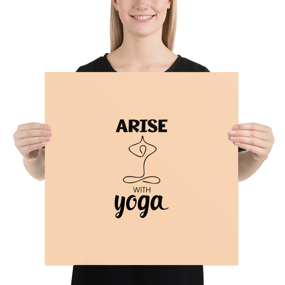 ARISE WITH YOGA - Poster