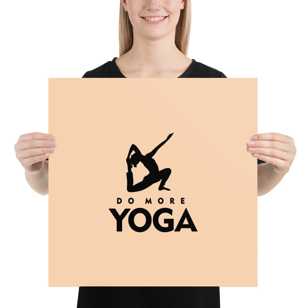 DO MORE YOGA - Poster