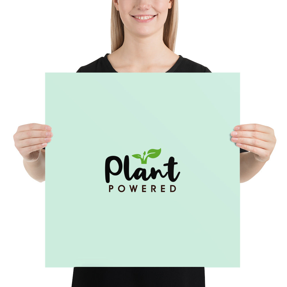 PLANT POWERED - Poster