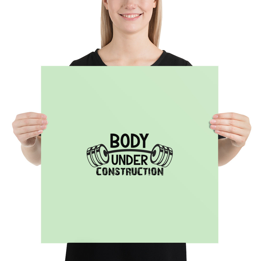 BODY UNDER CONSTRUCTION - Poster