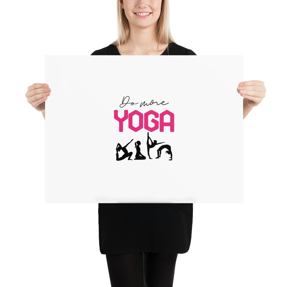 DO MORE YOGA - Poster