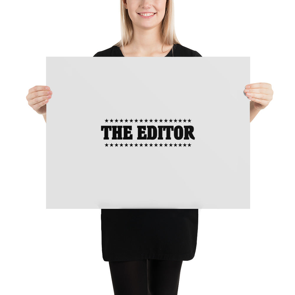 THE EDITOR - Poster