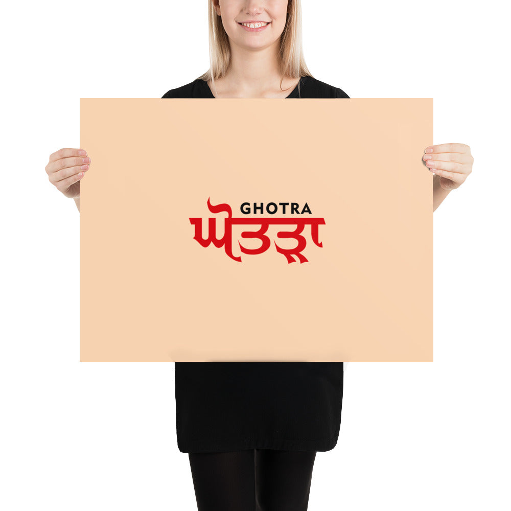 GHOTRA - Poster