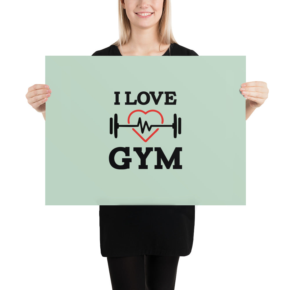 I LOVE GYM - Poster