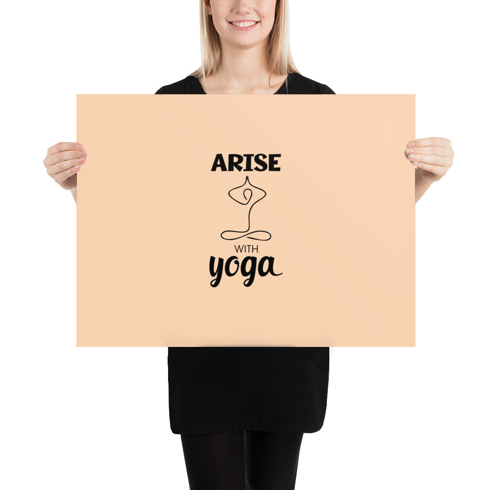 ARISE WITH YOGA - Poster
