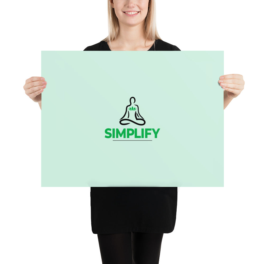 SIMPLIFY - Poster