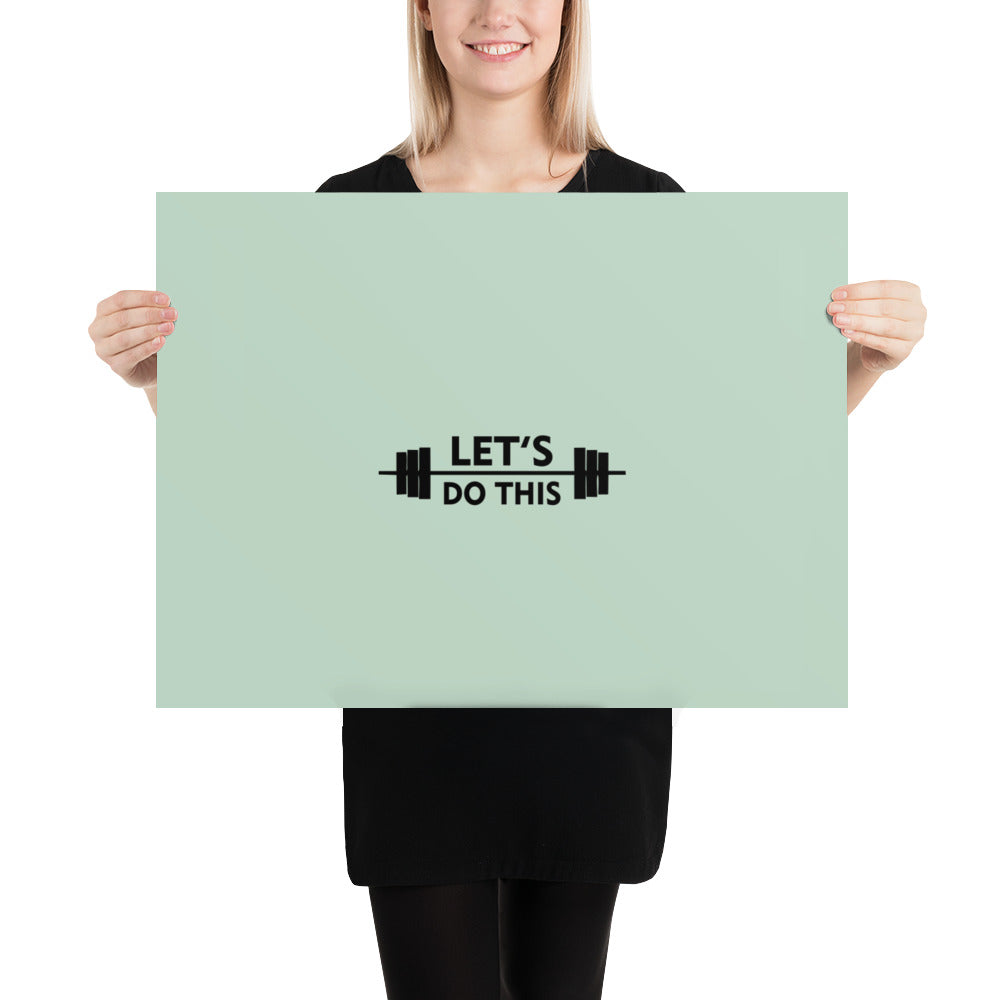 LET'S DO THIS - Poster